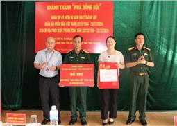Sư đoàn 346 phối hợp với Viettel chi nhánh Thái Nguyên khánh thành “Nhà đồng đội”